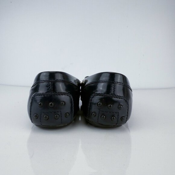 TOD’S Navy Blue Preppy Nautical Boat Shoes Flats Loafers Leather Bow sz 6.5 - Picture 6 of 10